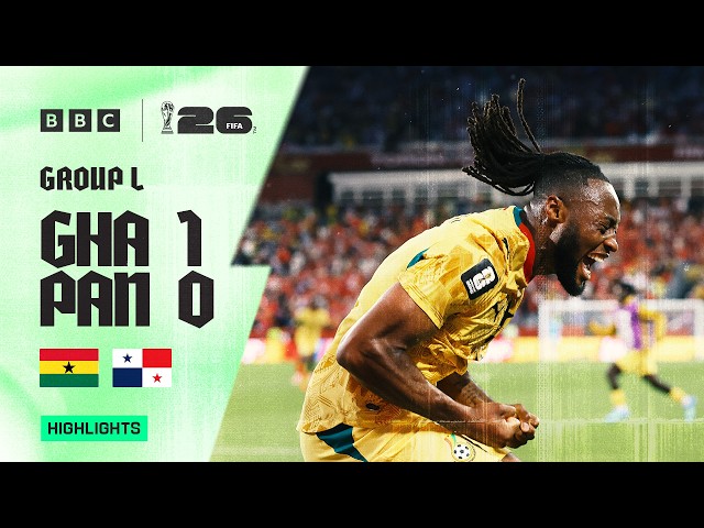Ghana 1-0 Panama Highlights 🇬🇭🇵🇦 | 2026 FIFA World Cup | Group L