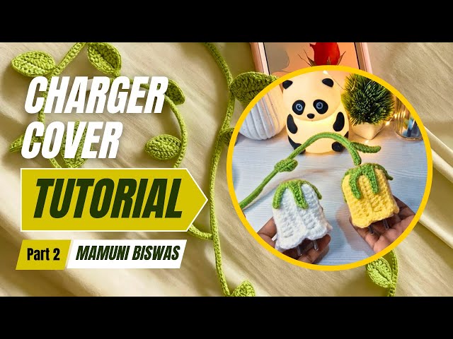 Crochet Charger Cover Part 2 - Easy Step-By-Step Tutorial For Beginners! | Mamuni Crochets |