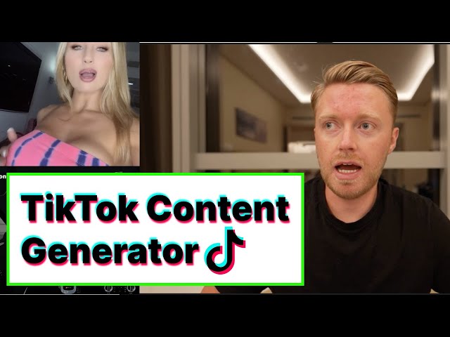 TikTok OnlyFans Marketing: Unique TikTok Content Generator