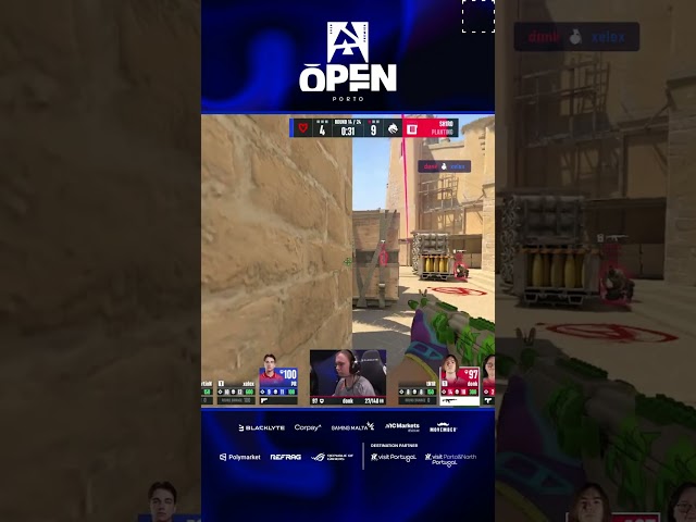 Donk made this triple kill look absolutely effortless #blast #Open #cs #cs2 #csgo