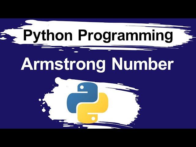 Python program to find Armstrong number