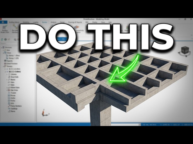 Waffle Slab Design in Protastructure: A Complete Step-by-Step Guide