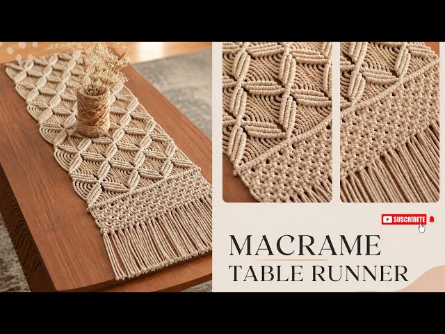 DIY Macrame Table Runner | Elegant Boho Decor Tutorial
