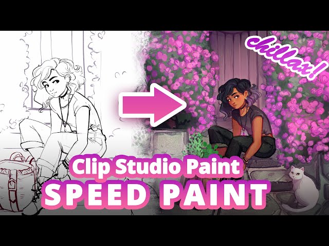 Floral SPEED PAINT (Clip Studio Paint)