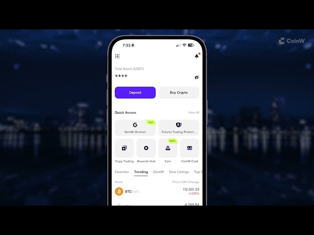 How to Download CoinW app & Register an Account