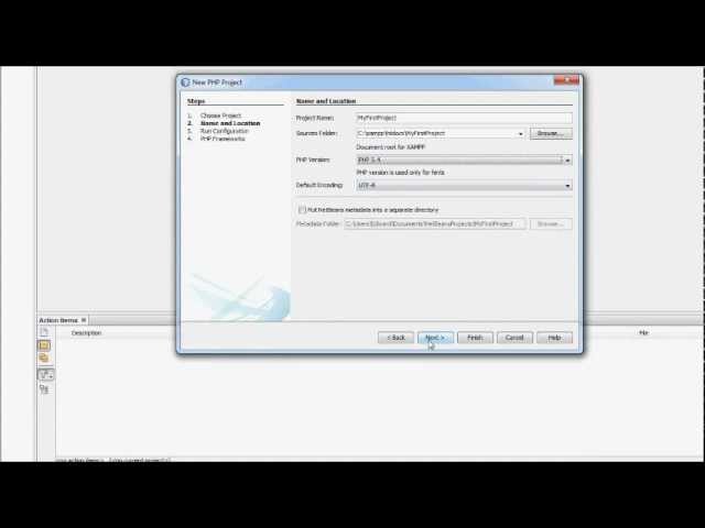 NetBeans PHP Tutorial - Hello World #2