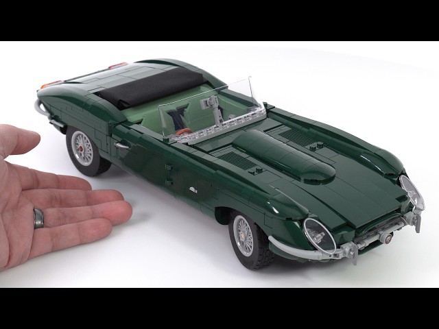 LEGO Icons Jaguar E-Type review! Very sophisticated, accurate build #NotAd 11381