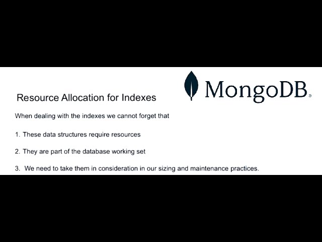 MongoDB Resource Allocation for Indexes Part 2