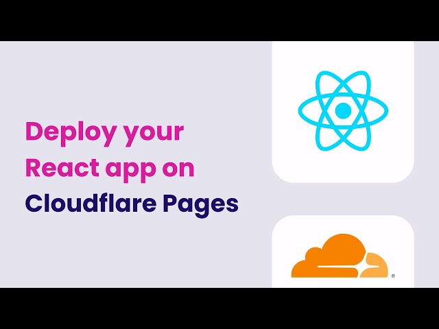 Deploy React App on Cloudflare Pages for Free || Quick React Website deployment Hosting React App