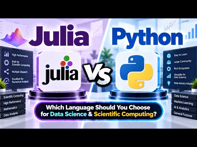 Julia vs Python | Which Language Should You Choose for Data Science & Scientific Computing? | Uplatz
