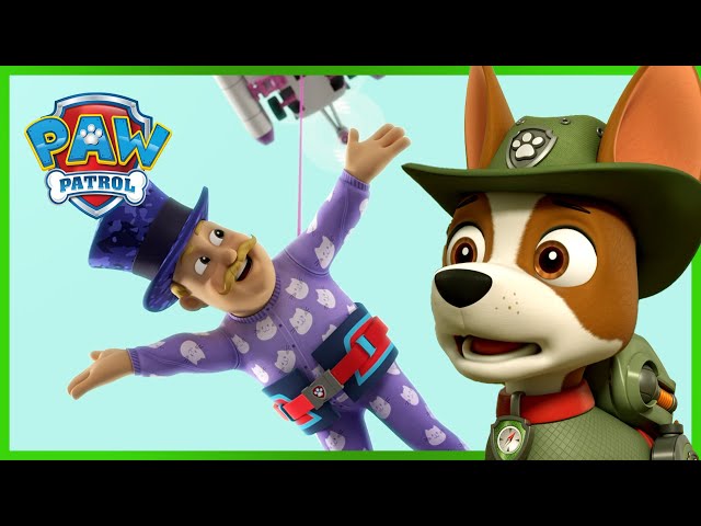 Tracker Saves Mayor Humdinger 🚁 | PAW Patrol Episode | Cartoons for kids