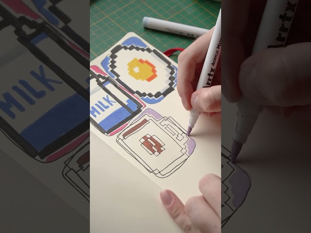 Pixel art. App Da Vinci Eye #art #sketchbook