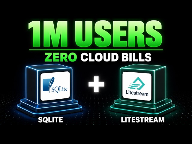 Litestream + SQLite: Scale to 1M Users Without Postgres or Cloud Bills