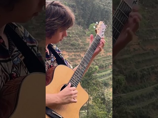 Little original I wrote, inspired by the beautiful Vietnamese landscape 🎸 #shorts #fingerstyle