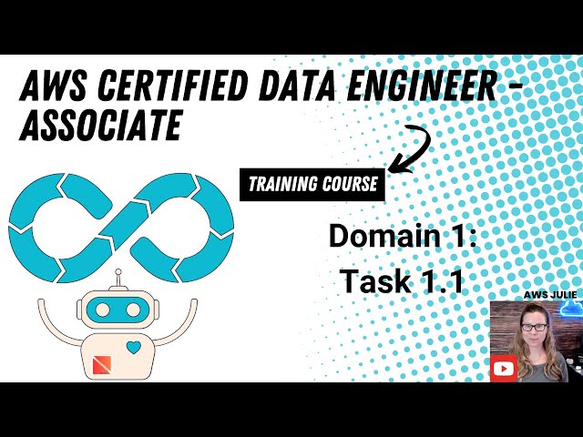 AWS Certified Data Engineer - Associate - Intro and Domain 1: Task 1 1