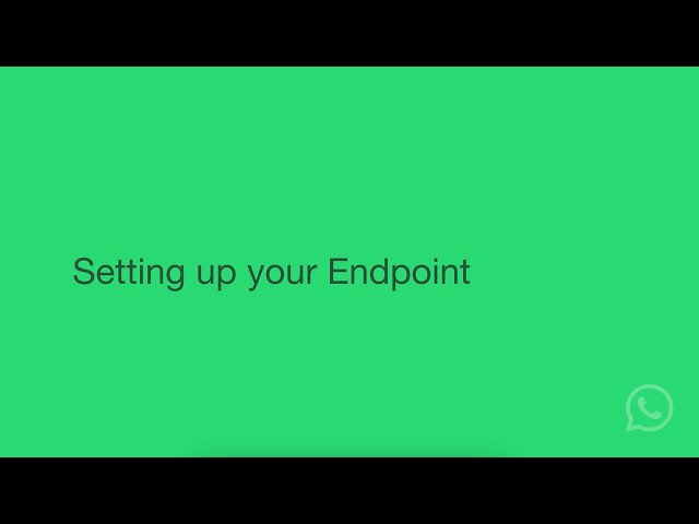 Connecting WhatsApp Flows to an Endpoint