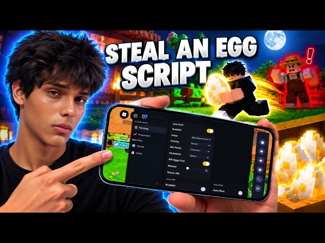 STEAL AN EGG SCRIPT - AUTO STEAL, KEYLESS, EASY SETUP FULLY WORKING STEAL AN EGG SCRIPT