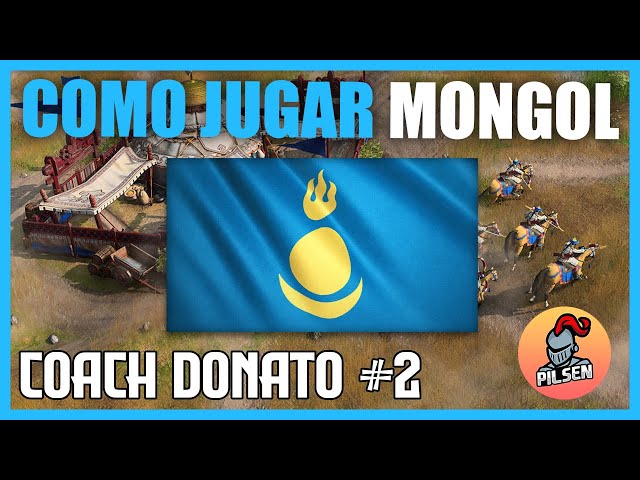 🔵 CÓMO JUGAR con MONGOLES con DONATO parte 2 | Age of Empires 4