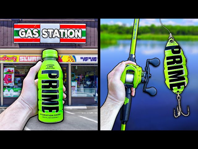 Gas Station Food Fishing Challenge