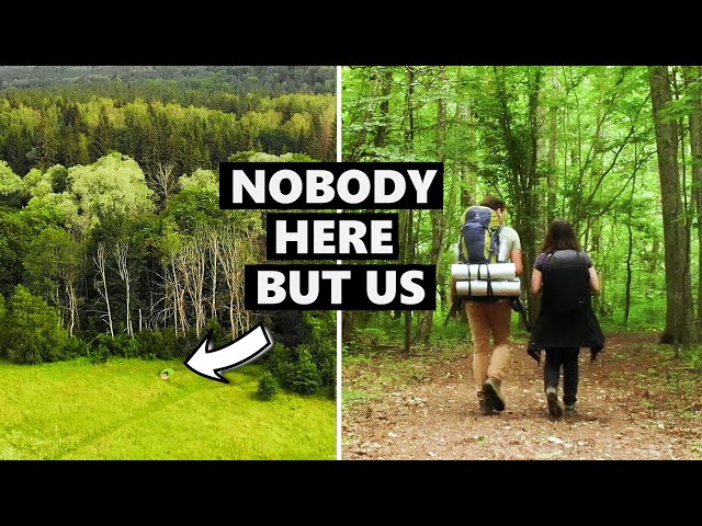WILD CAMPING: All Alone In Gauja National Park!