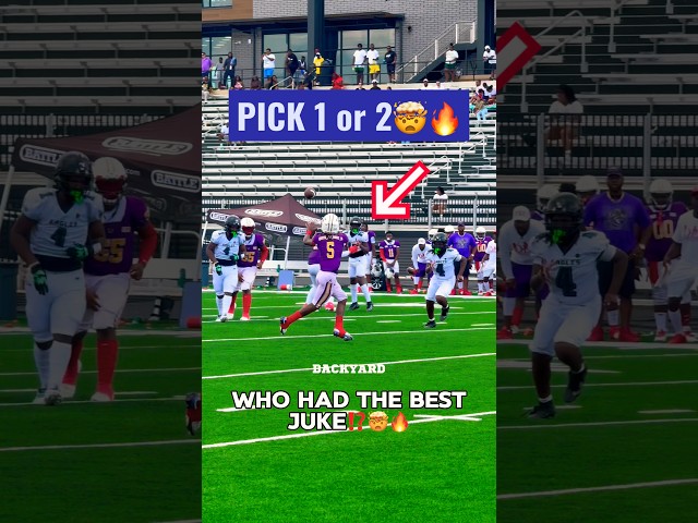 Who had the BEST juke⁉️ Pick 1 or 2🔥 #juke #footballshorts #footballplayer #footballskills #memes