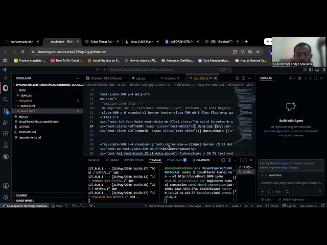 Website IPnDNSChecker (Flask Python)