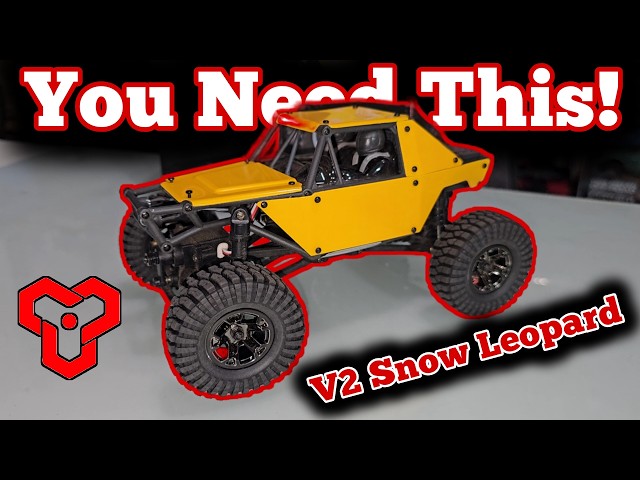 2026 Best Affordable Fully Loaded RC Crawler UDiRC Snow Leopard 1:24 scale. UCX2405 Pro