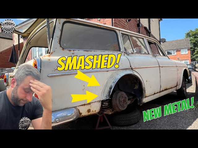 Repairing my Rusty Accident Damaged Volvo Amazon Estate