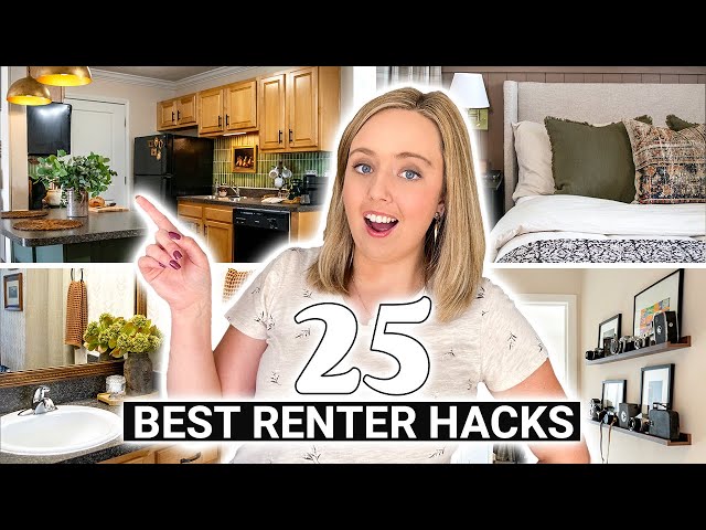 25 *MUST TRY* Renter-Friendly Upgrades That Transform Your Apartment✨
