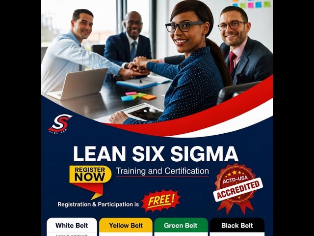 Lean Six Sigma Black  Belt Training - B4Y26 Class 1