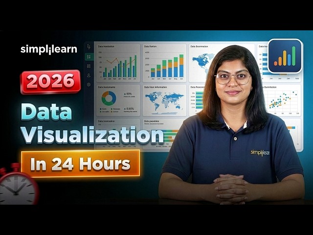 Data Visualization Full Course 2026 [FREE] | Data Visualization Tutorial For Beginners | Simplilearn