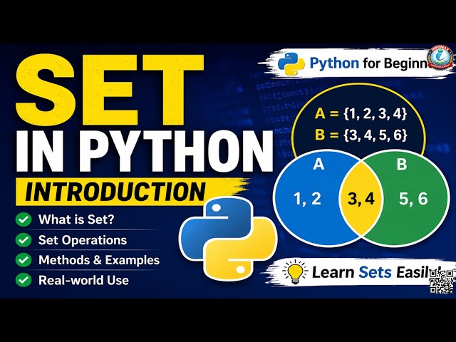 Python Set Tutorial for Beginners | Introduction to Sets in Python with Examples