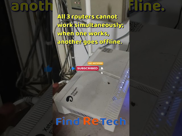 Airtel Router + 2 Routers Ek Saath Kyu Nahi Chalte? 😱 | Network Problem #Shorts #FindReTech