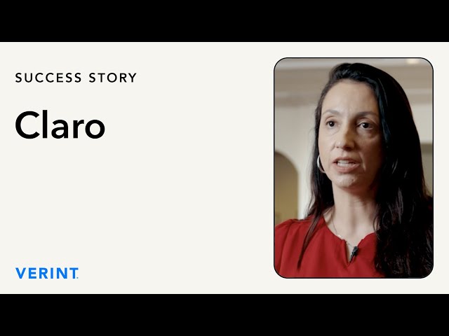 Claro Brazil Improves Sales Conversions and Increases Net Promoter Score with Verint