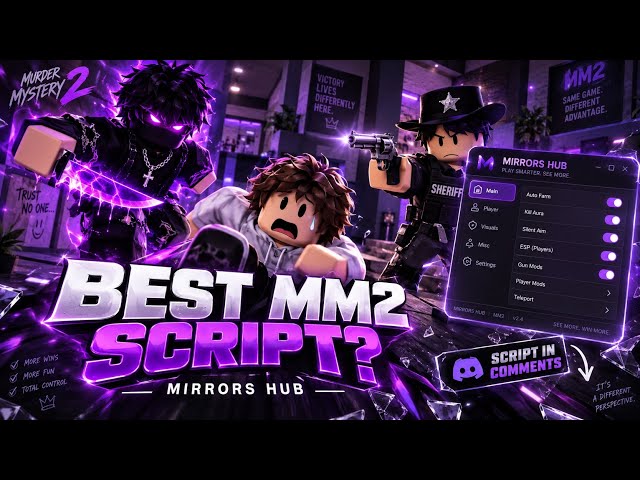 🔥 I Made The BEST MM2 Script... | Mirrors Hub (Murder Mystery 2)
