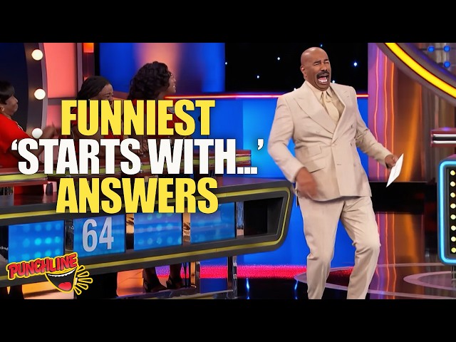 These “Starting With…” Answers Had Steve Harvey Laughing 😂 | Family Feud