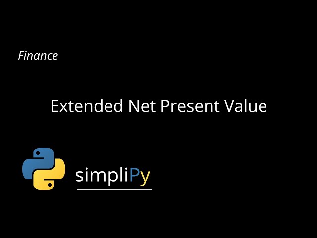 Extended Net Present Value