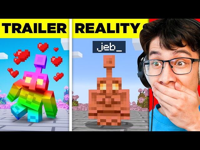 Testing Minecraft Trailer VS Reality