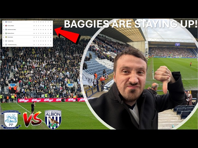 HUGE WIN FOR THE BAGGIES AS THEY MARCH TOWARDS SAFETY  | PNE 0-2 West Brom match vlog