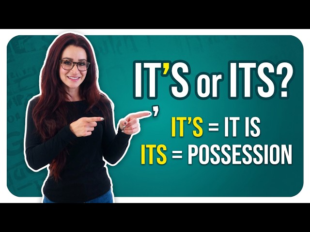 Its vs. It’s 🐶 The Most Common Apostrophe Mistake!