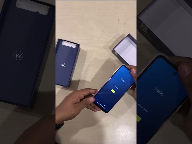 Unboxing Moto g45 pink lavender #motog45 #phone #5g