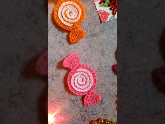 Christmas CROCHET Candy Ornament! Easy Christmas Decoration! #crochet