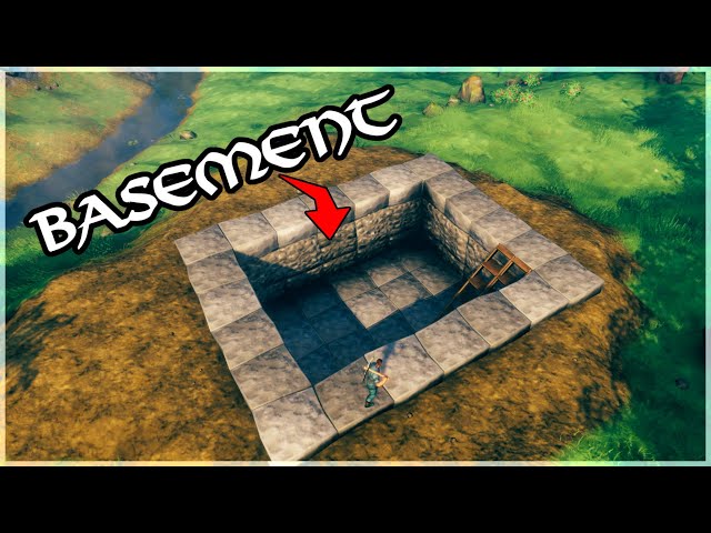 Valheim: How To Dig a BASEMENT [Beginner's Guide]