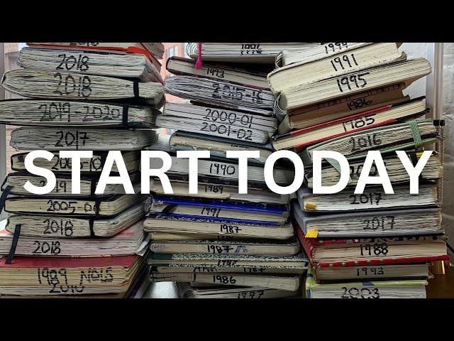 I kept a journal for 42 years and this is what happened