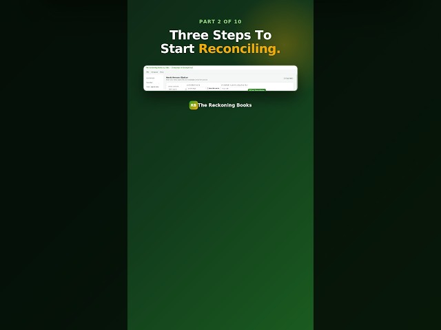 Setting Up Bank Reconciliation in 3 Steps (Part 2/10)