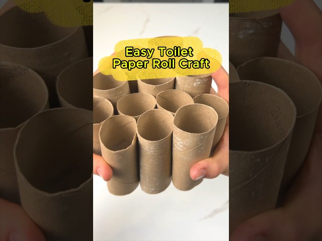 Don’t throw away your toilet paper roll!😱 #craft