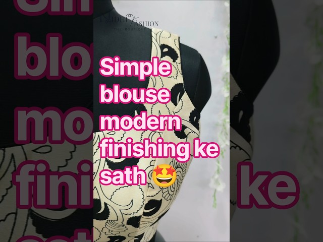 simple lekin modern look #fashion #indianfashion #youtubeshorts #viral #blouse #nidhifashionshashi