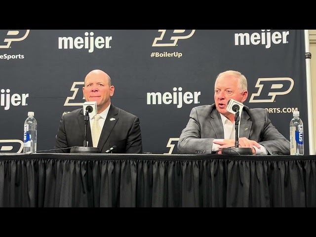 Barry Odom introductory press conference for Purdue Football