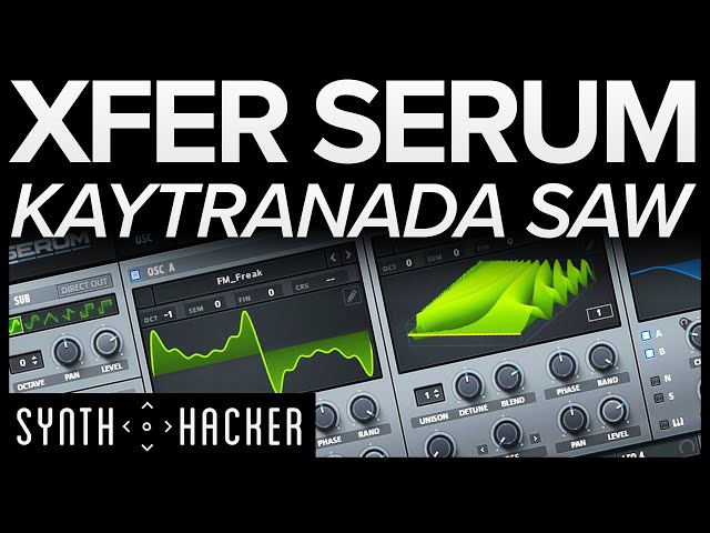 Serum Tutorial - KAYTRANADA Style DETUNED SAW Synth Keys (Future Soul / R&B)