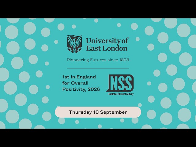 15:00 - Thursday 10 September 2026 Graduation | University of East London